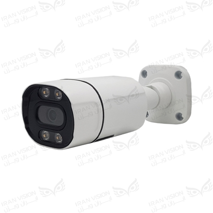 تصویر دوربین بالت IP فلزی 5 مگاپیکسل POE با لنز 3.6 شب رنگی میکروفون خارجی