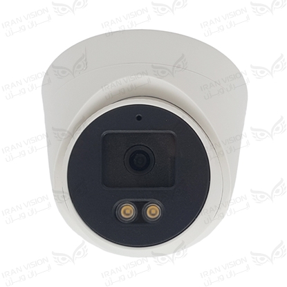 تصویر دوربین دام IP پلاستیکی 3 مگاپیکسل POE با لنز 2.8 استارلایت شب رنگی میکروفون داخلی