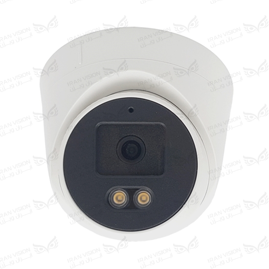 تصویر دوربین دام IP پلاستیکی 5 مگاپیکسل POE با لنز 2.8 شب رنگی میکروفون داخلی