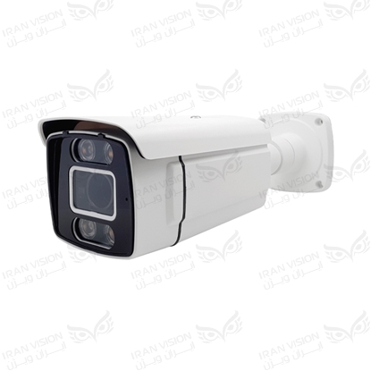 تصویر دوربین بالت بزرگ IP فلزی 5 مگاپیکسل POE با لنز موتورایز 2.8-12 شب رنگی میکروفون خارجی