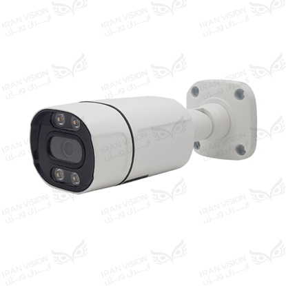 تصویر دوربین بالت IP فلزی 8 مگاپیکسل POE با لنز 6 میکروفون داخلی