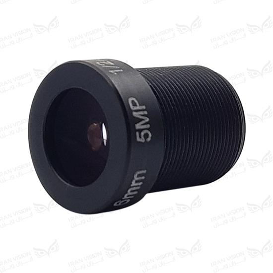تصویر لنز 6mm فیکس 5MP فلزی (M12-استاندارد)