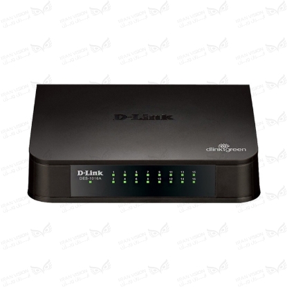 تصویر سوئیچ دی لینک 16 پورت 100 مدل DES-1016A