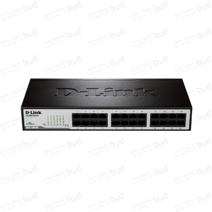 تصویر سوئیچ دی لینک 24 پورت 100 مدل DES-1024D