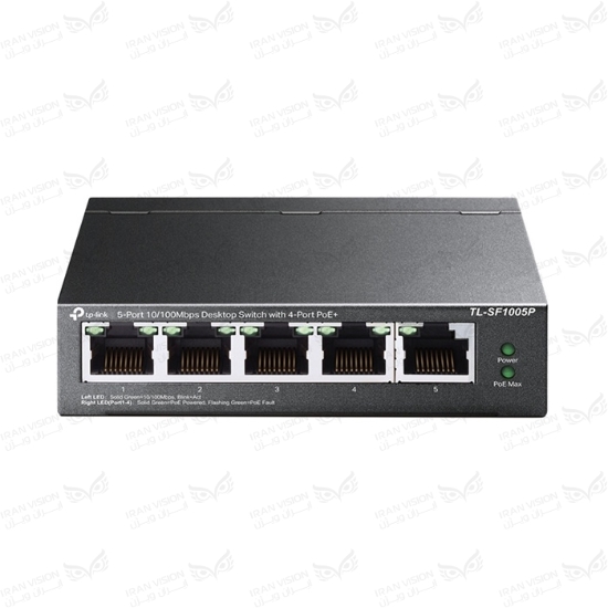 تصویر سوئیچ تی پی لینک 5 پورت 100 مدل TL-SF1005P