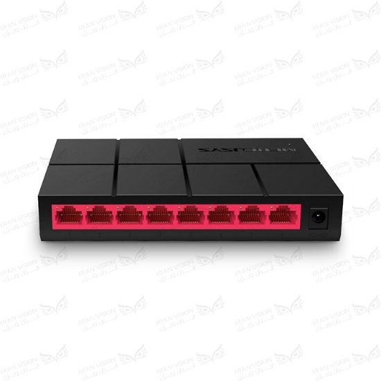 تصویر سوئیچ مرکوسیس 8 پورت 100 مدل MS108G