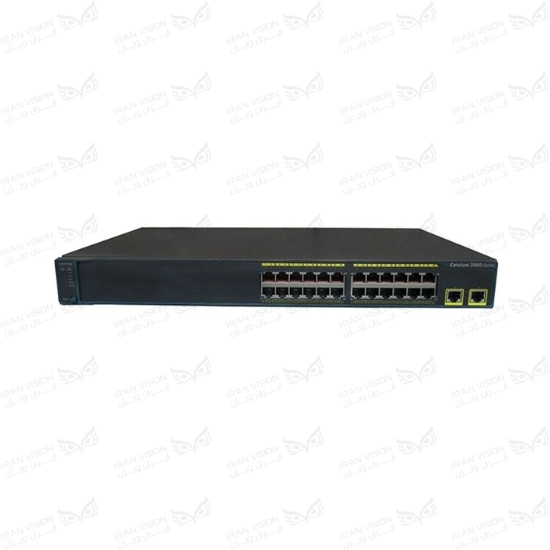 تصویر سوئیچ سیسکو 24 پورت 100 مدل WS-C2960-24TT-L
