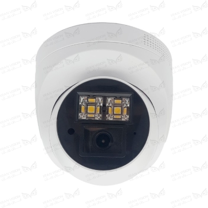 تصویر دوربین دام IP پلاستیکی 3 مگاپیکسل با لنز 3.6 استارلایت شب رنگی میکروفون داخلی