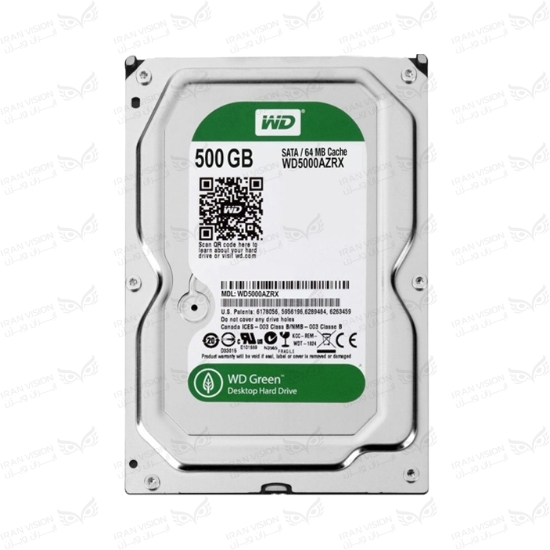 تصویر هارد اینترنال وسترن سبز 500G