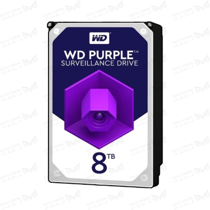 تصویر هارد اینترنال وسترن بنفش 8T