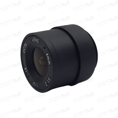 تصویر لنز 4mm فیکس 0.3MP فلزی (CS-دارک)