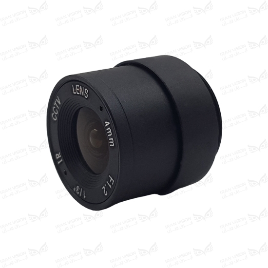تصویر لنز 4mm فیکس 0.3MP فلزی (CS-دارک)