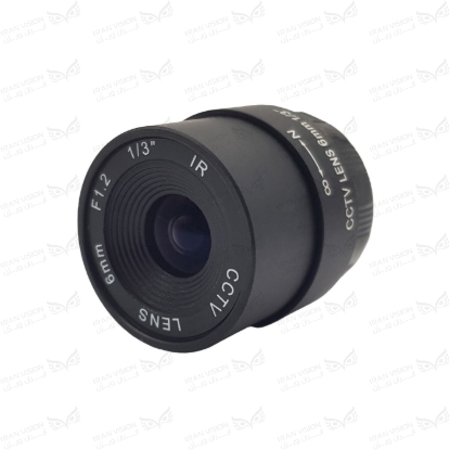 تصویر لنز 6mm فیکس 0.3MP فلزی (CS-دارک)