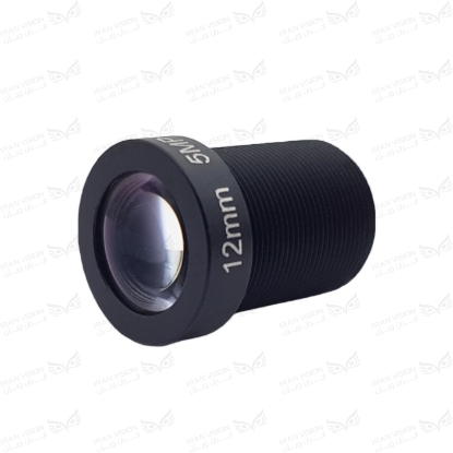 تصویر لنز 12mm فیکس 5MP فلزی (M12-استاندارد)
