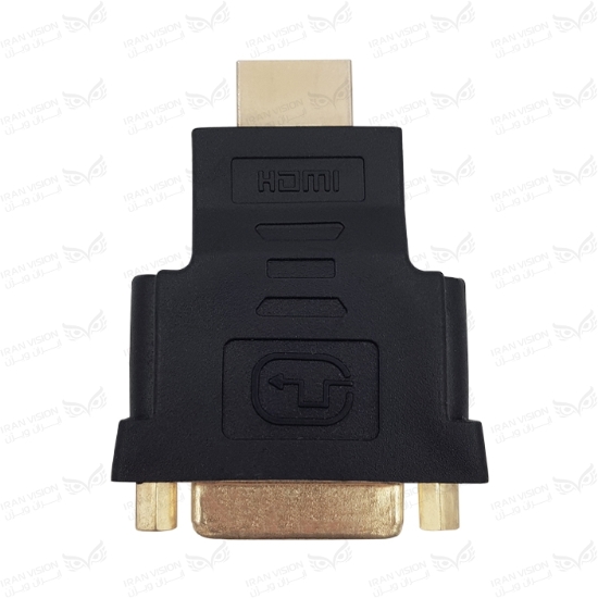 تصویر مبدل تبدیل HDMI به DVI (نری HDMI)
