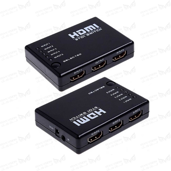 تصویر دیتا سوئیچ HDMI 1TO 5