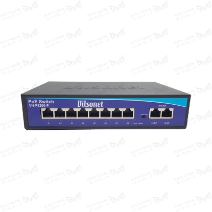 تصویر سوئیچ ویلسونت 8 پورت1000  VN-F8200PG(POE x8)(UPx2)
