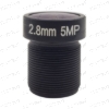 تصویر لنز 2.8mm فیکس 5MP فلزی (M12-استاندارد)