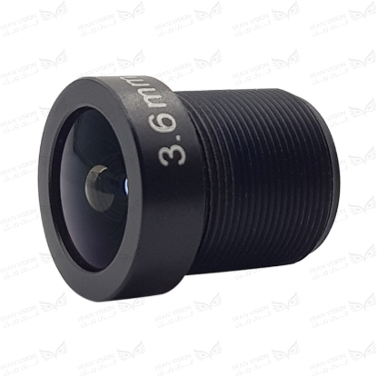 تصویر لنز 3.6mm فیکس 3MP فلزی (M12-استاندارد)