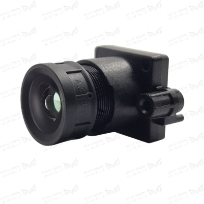 تصویر لنز 4mm فیکس 5MP پلاستیکی (M12-دارک)