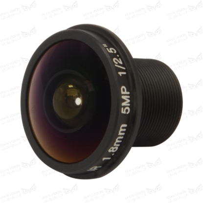 تصویر لنز 1.8mm فیکس 5MP فلزی (M12-استاندارد)