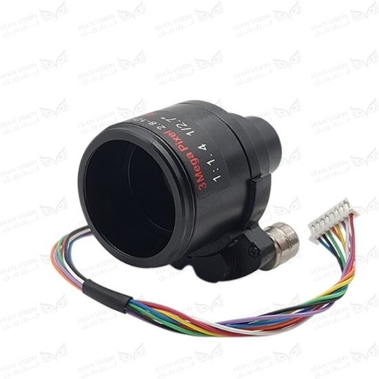 تصویر لنز 2.8-12mm موتورايز 3MP فلزي (M14-استارلايت)