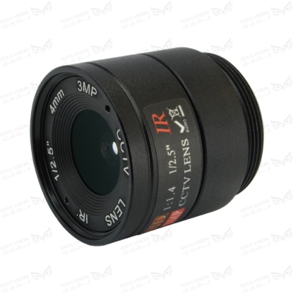 تصویر لنز 4mm فیکس 3MP فلزی (CS-استارلایت)