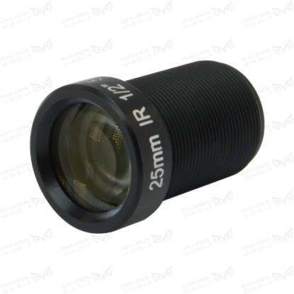 تصویر لنز 25mm فیکس 5MP فلزی (M12-استاندارد)