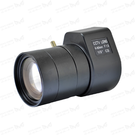 تصویر لنز 6-60mm وریفوکال 0.3MP فلزی (CS-استارلایت)