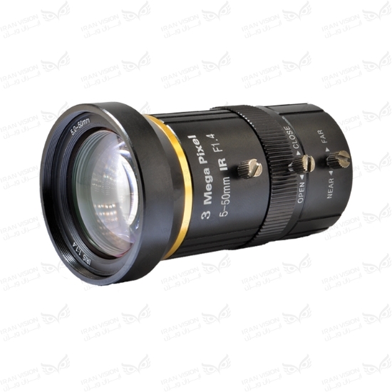 تصویر لنز 5-50mm وریفوکال 3MP فلزی (CS-استارلایت)