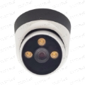 تصویر دوربین دام IP فلزی 4 مگاپیکسل با لنز 3.6 استارلایت شب رنگی میکروفون داخلی