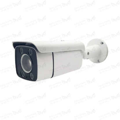 تصویر دوربین بالت بزرگ IP فلزی 8 مگاپیکسل با لنز وریفوکال 2.8-12 میکروفون خارجی