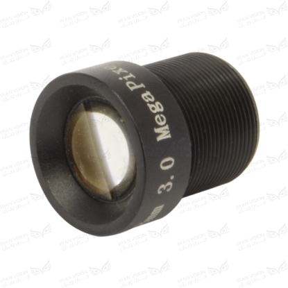 تصویر لنز 8mm فیکس 3MP فلزی (M12-استاندارد)