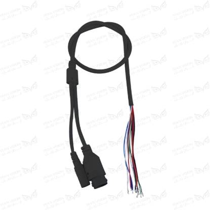 تصویر کابل دوربین 9 رشته مشکی (IP1.25)