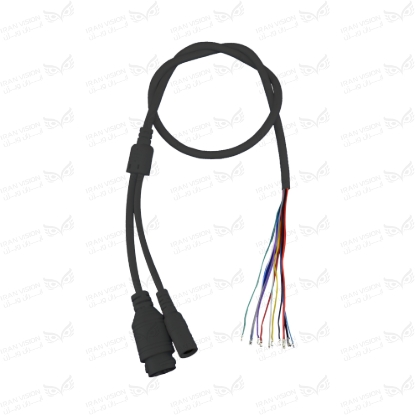 تصویر کابل دوربین 11 رشته مشکی (IP+POE1.25)