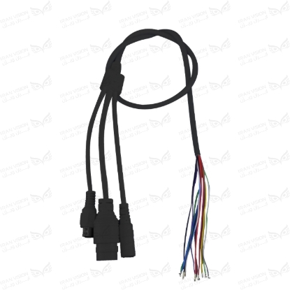 تصویر کابل دوربین 11 رشته مشکی (IP+AUDIO1.25)