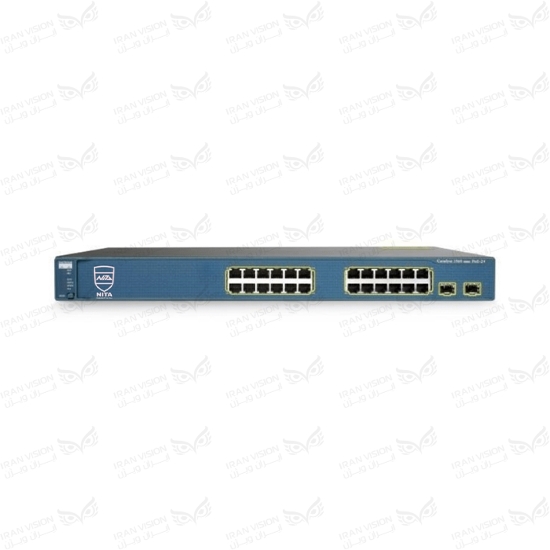 تصویر سوئیچ سیسکو  24 پورت  مدل WS-C3560-24PS-S