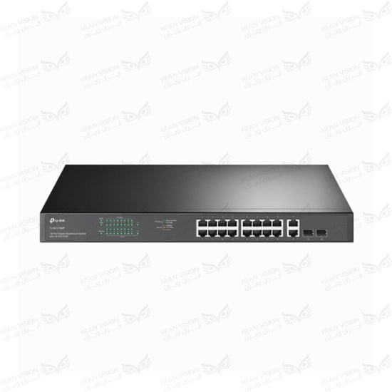 تصویر سوئیچ تی پی لینک 16 پورت1000 فلزی  رک مونتTL-SG1218MP(POE x16)(UPx2)(SFPx2)