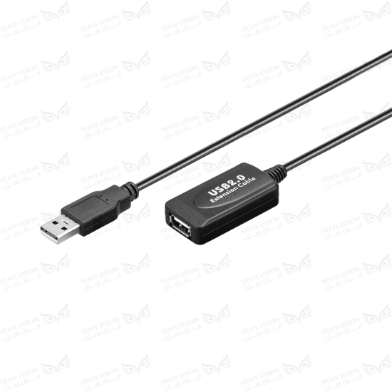 تصویر سیم افزایش طول USB 15M شیلدار