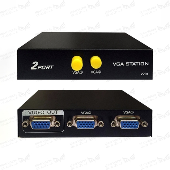تصویر دیتا سوئیچ  2 به 1 VGA