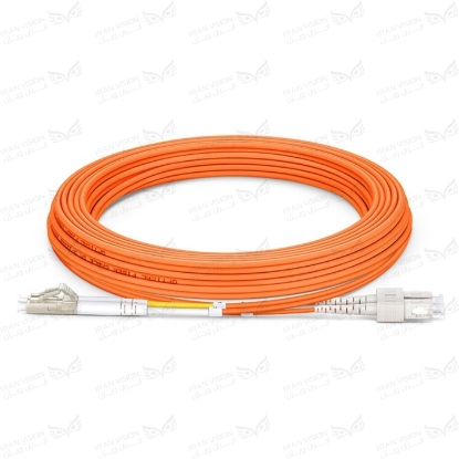 تصویر پچ کورد فیبر نوری 100 متری LC-LC سینگل مود