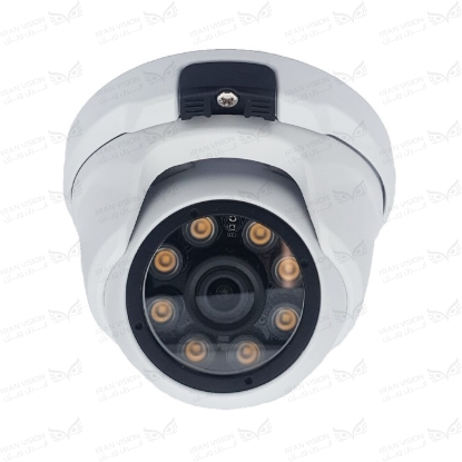 تصویر دوربین دام IP فلزی 6 مگاپیکسل POE با لنز  3.6 استارلایت شب رنگی