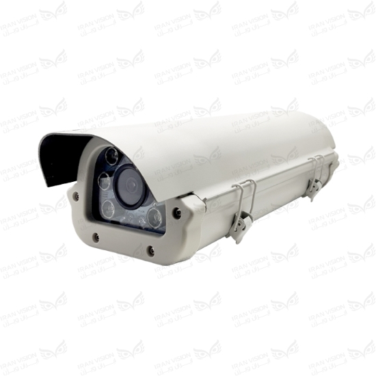 تصویر دوربین کاور صندوقی IP فلزی 2 مگاپیکسل POE با لنز  12  شب رنگی