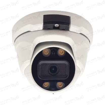 تصویر دوربین دام IP فلزی 5 مگاپیکسل با لنز  3.3  شب رنگی میکروفون داخلی