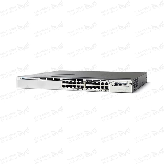 تصویر سوئیچ سیسکو 24 پورت 1000 مدل WS-3750X-24PS