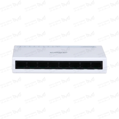 تصویر سوئیچ داهوا 8 پورت 100 مدل DH-PFS3008-8ET-L