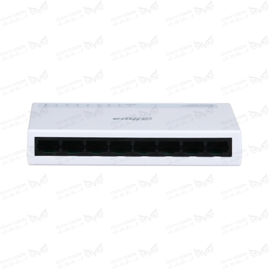 تصویر سوئیچ داهوا 8 پورت 100 مدل DH-PFS3008-8ET-L
