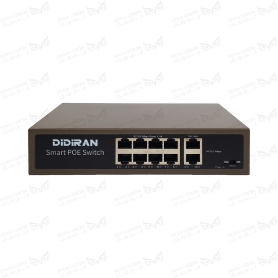 تصویر سوئیچ دیدیران 8 پورت 100 مدل SW-1008-L
