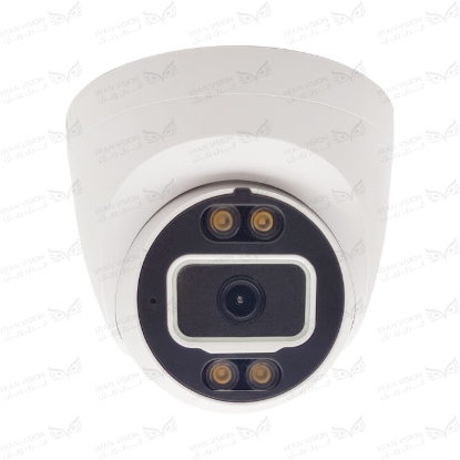 تصویر دوربین دام IP پلاستیکی 5 مگاپیکسل با لنز  3.6 استارلایت شب رنگی میکروفون داخلی