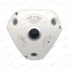 تصویر دوربین پانوراما IP پلاستیکی 5 مگاپیکسل POE با لنز  1.8  شب رنگی میکروفون داخلی